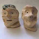 pottery heads